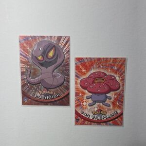 Pokemon Arbok and Vileplume 1999 VINTAGE Cards